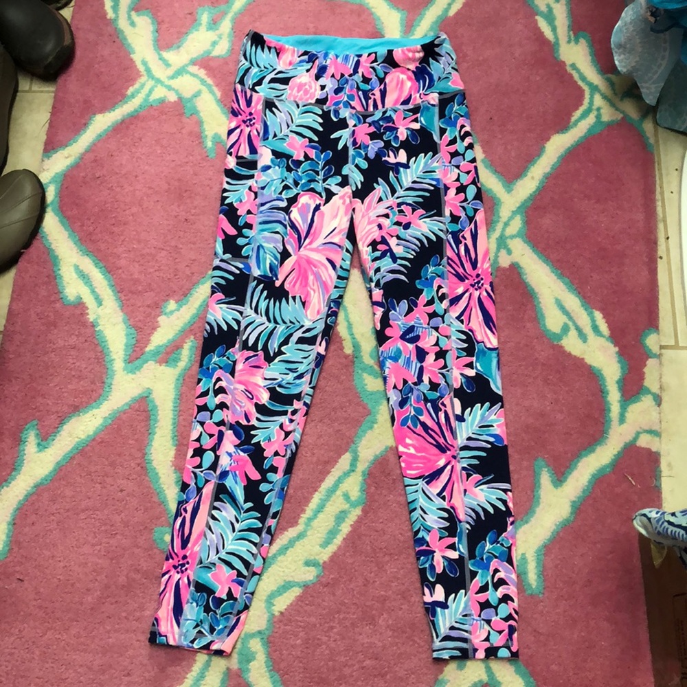 Lilly Pulitzer leggings Garden Getaway